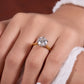 Brilliant Cut 3 Ct Round Lab Grown Diamond Ring