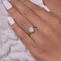 1.80 Ct Round Brilliant Cut Moissanite Ring