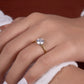 1.80 Ct Round Brilliant Cut Moissanite Ring