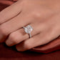 Lab Grown Diamond 3.20 Ct Cushion Cut Ring