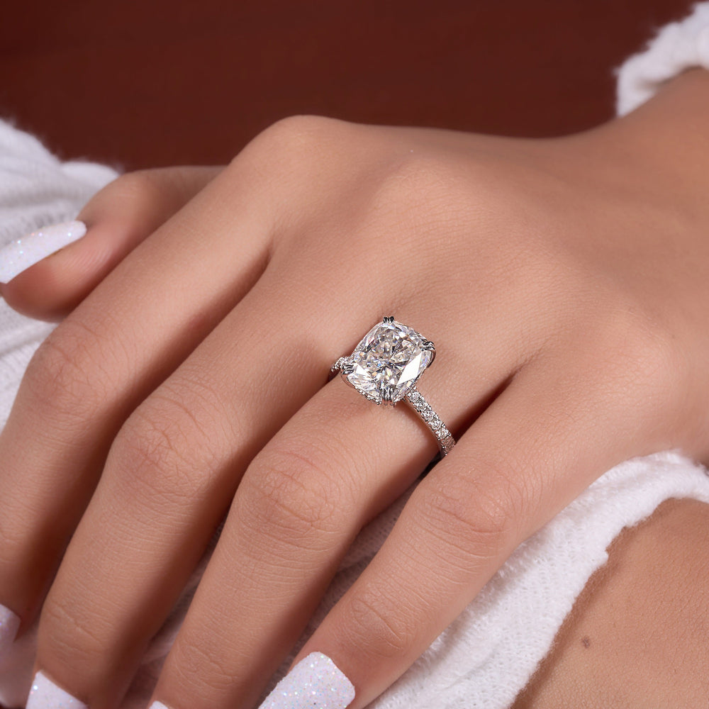 Labgrown Cushion Cut Ring