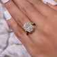3.55 Ct Radiant Cut Lab Grown Diamond Ring