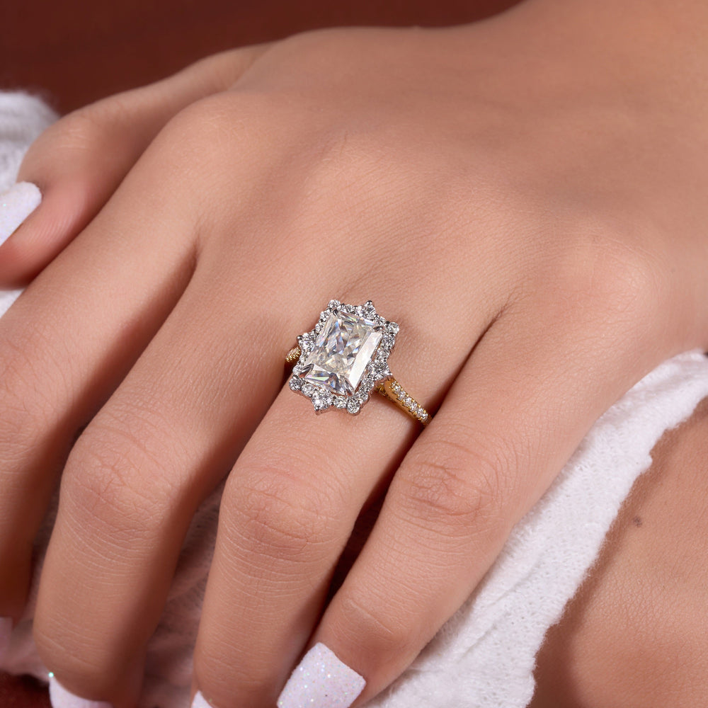Radiant Cut Labgrown Ring