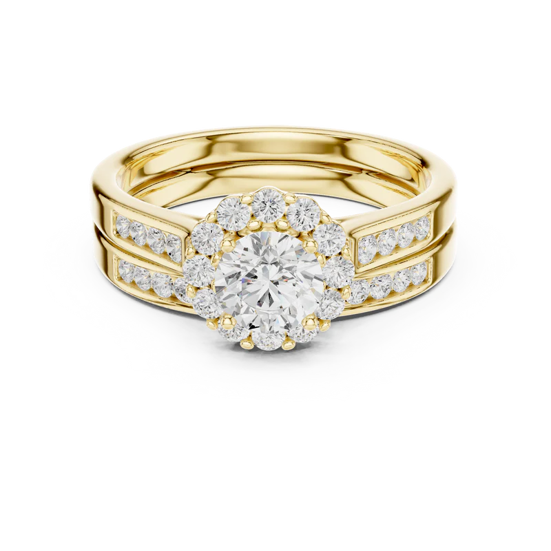 Divine Harmony Ring with Side Ring