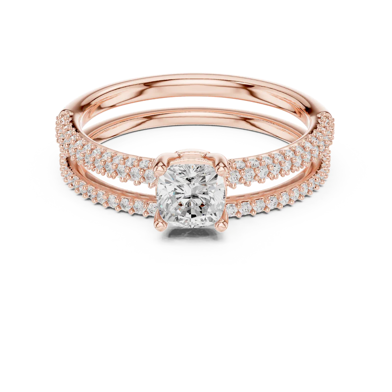 Forever Unity Ring with Round Side Ring