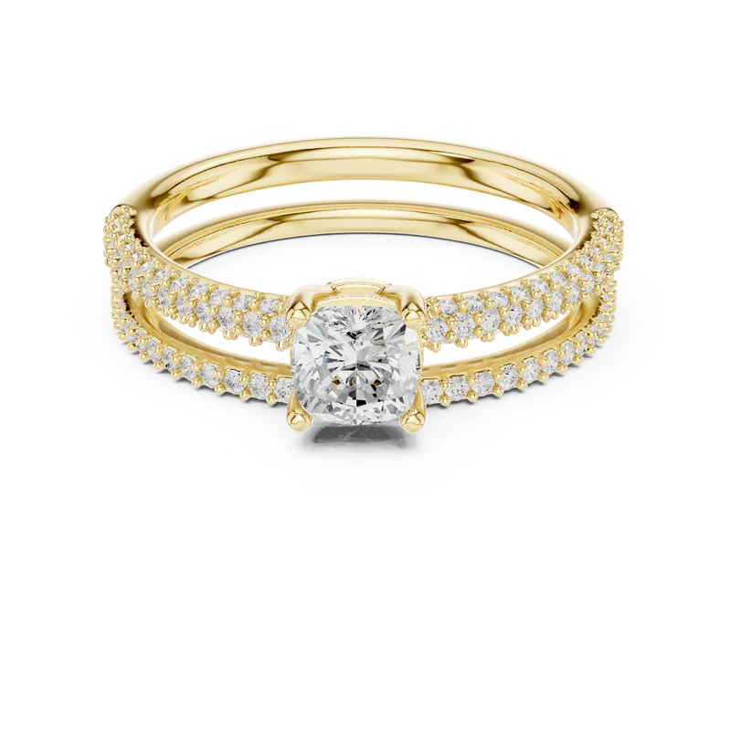 Forever Unity Ring with Round Side Ring