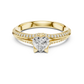 Promise of the Heart Ring with Side Stone