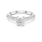 Serene Spark Ring with Eight Prong - Seraphine Jewels