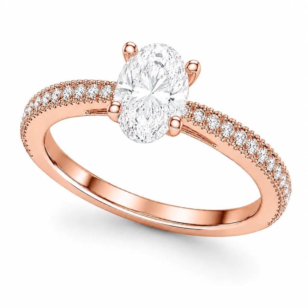 Luminous Promise Ring with Round Elegance