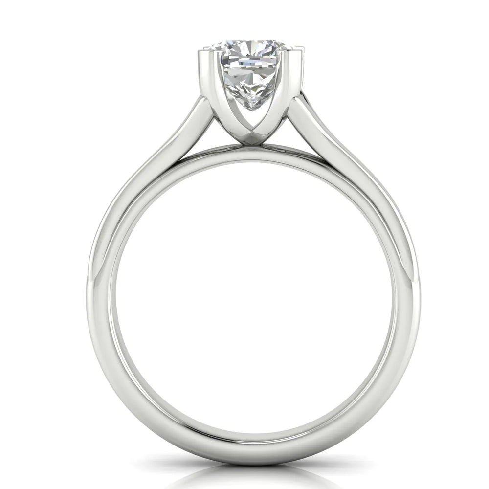 Elegant Solitaire Ring Set with Matching