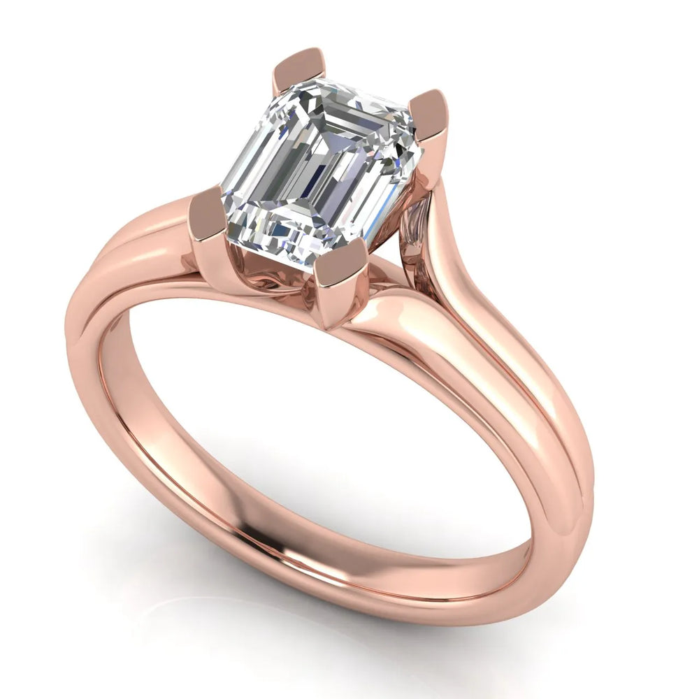 Elegant Solitaire Ring Set with Matching