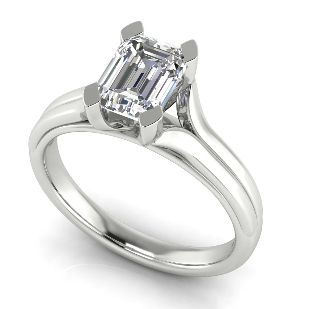 Elegant Solitaire Ring Set with Matching