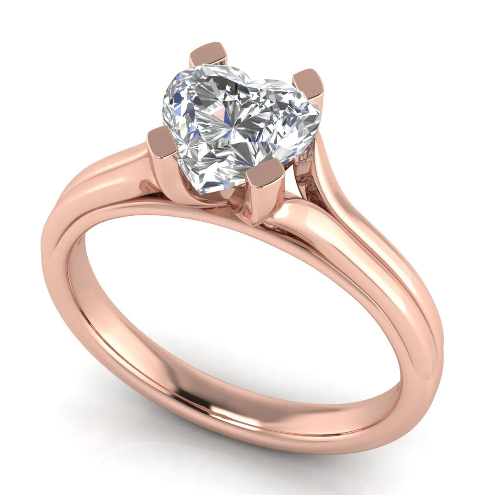 Elegant Solitaire Ring Set with Matching