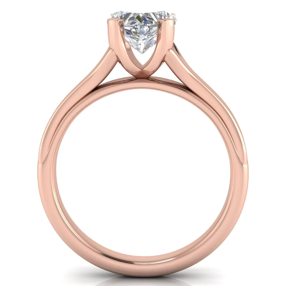 Elegant Solitaire Ring Set with Matching