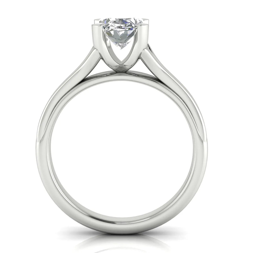 Elegant Solitaire Ring Set with Matching