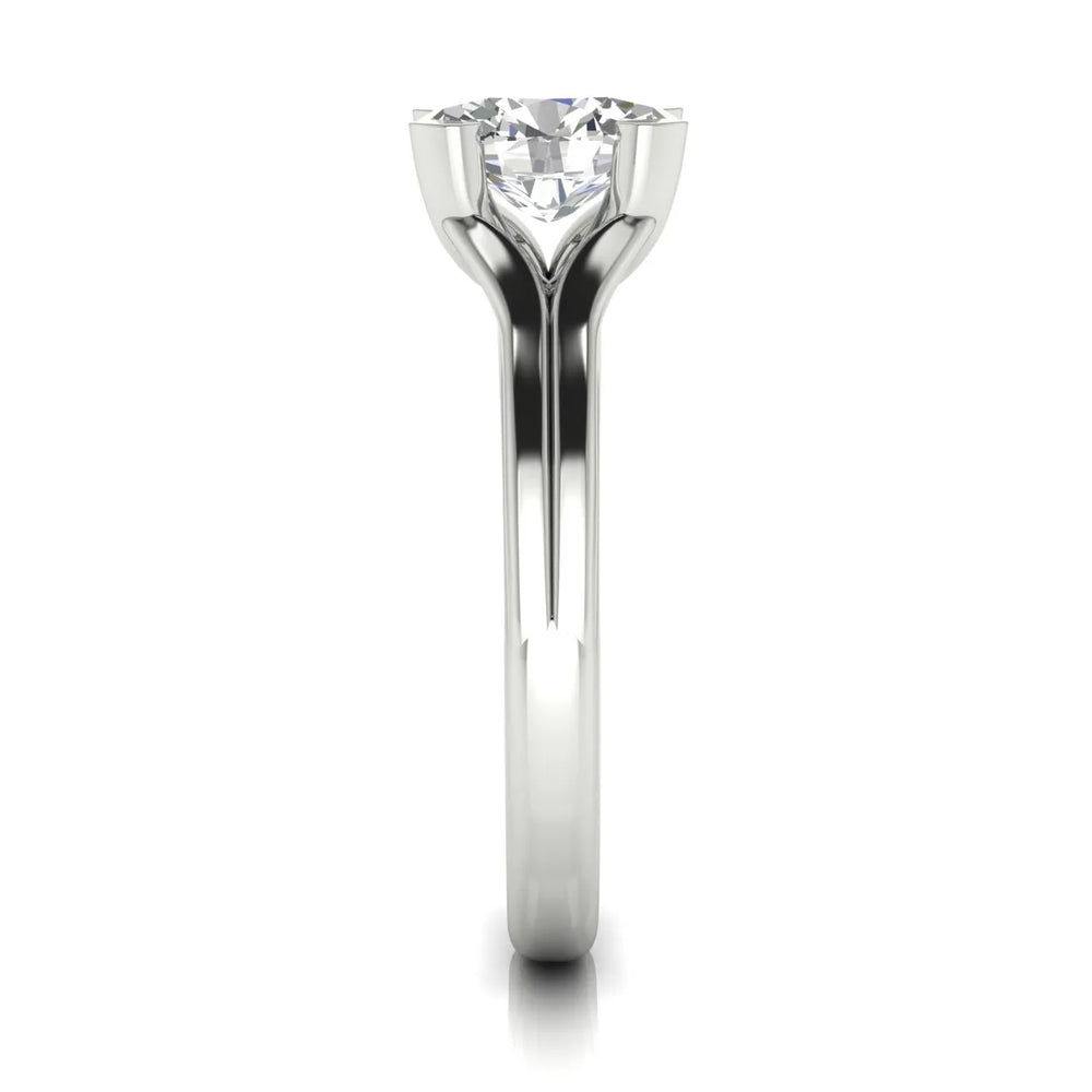 Elegant Solitaire Ring Set with Matching