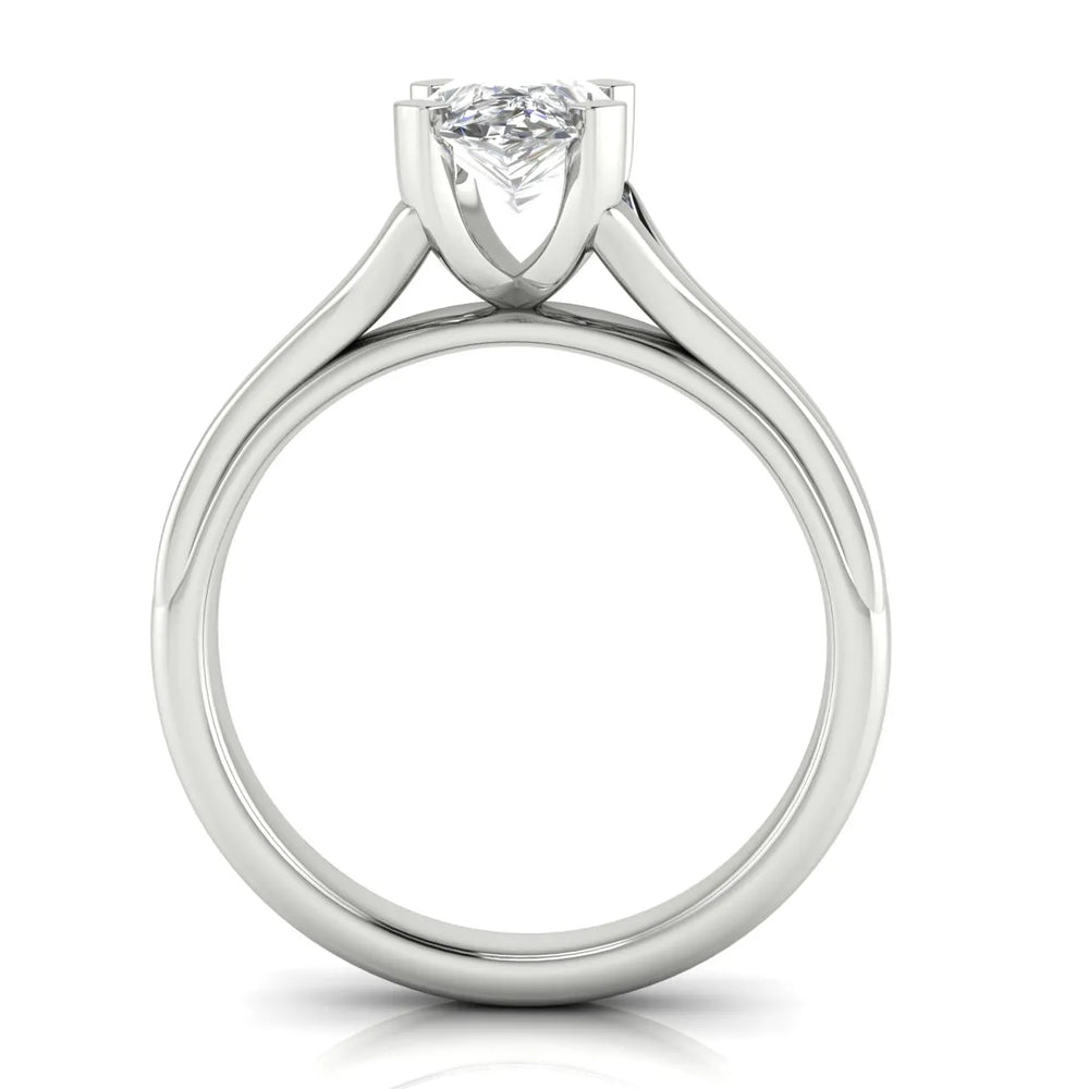 Elegant Solitaire Ring Set with Matching