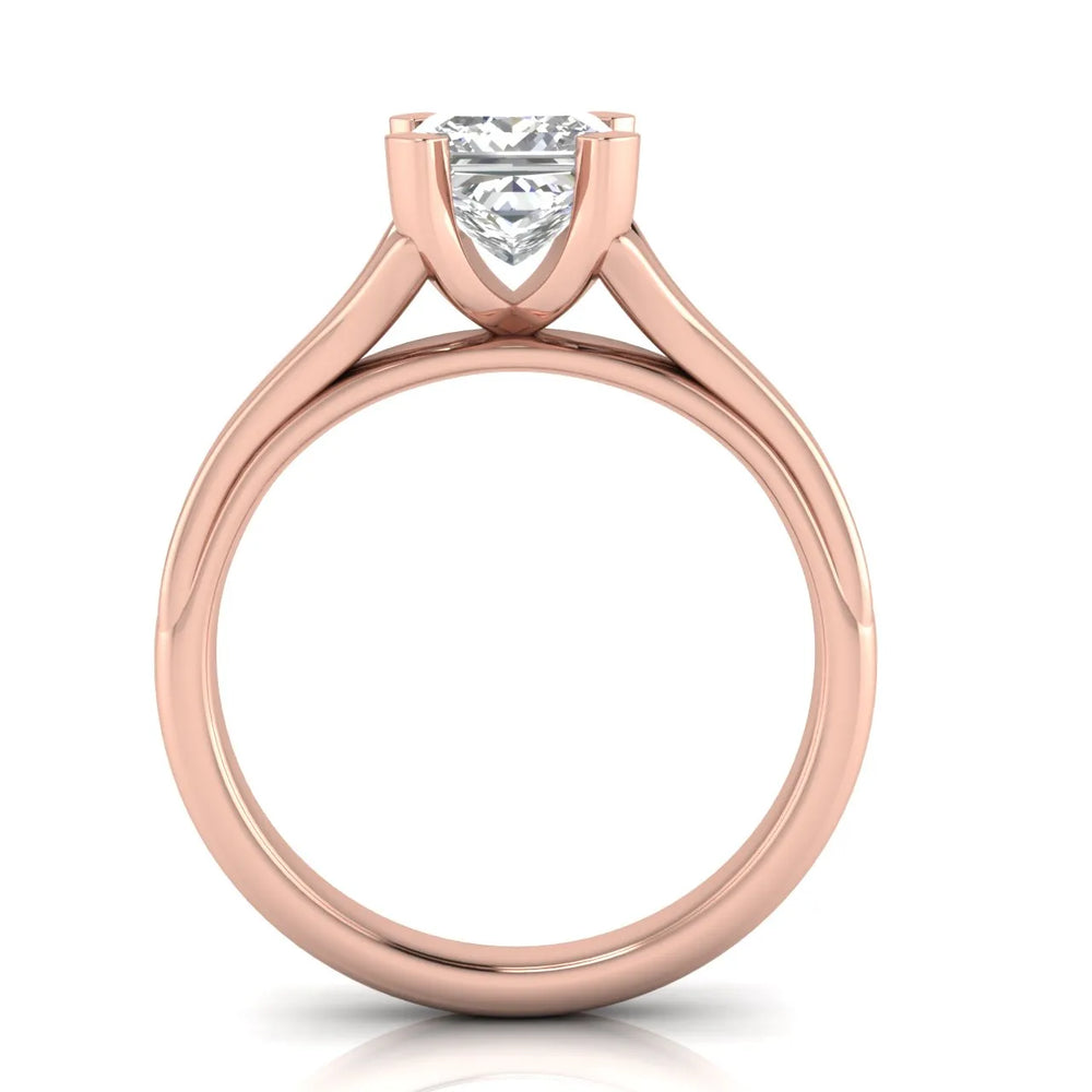 Elegant Solitaire Ring Set with Matching