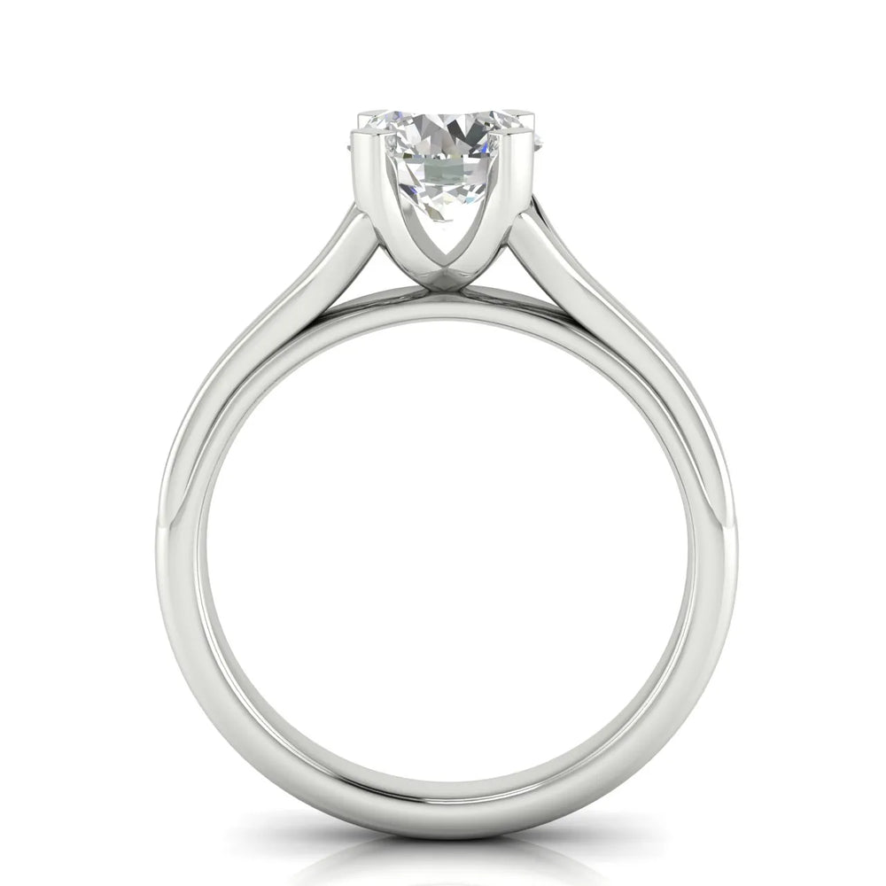 Elegant Solitaire Ring Set with Matching