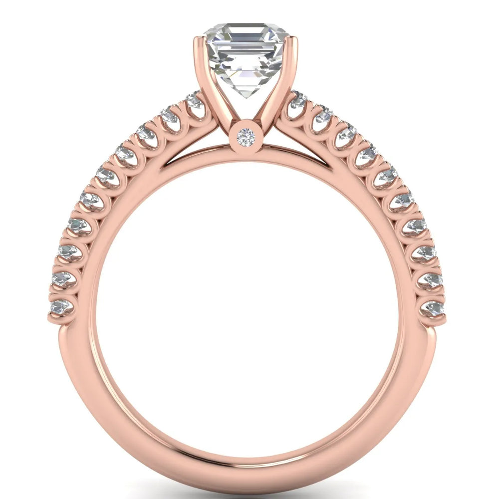 Milgrain Accent Engagement Ring