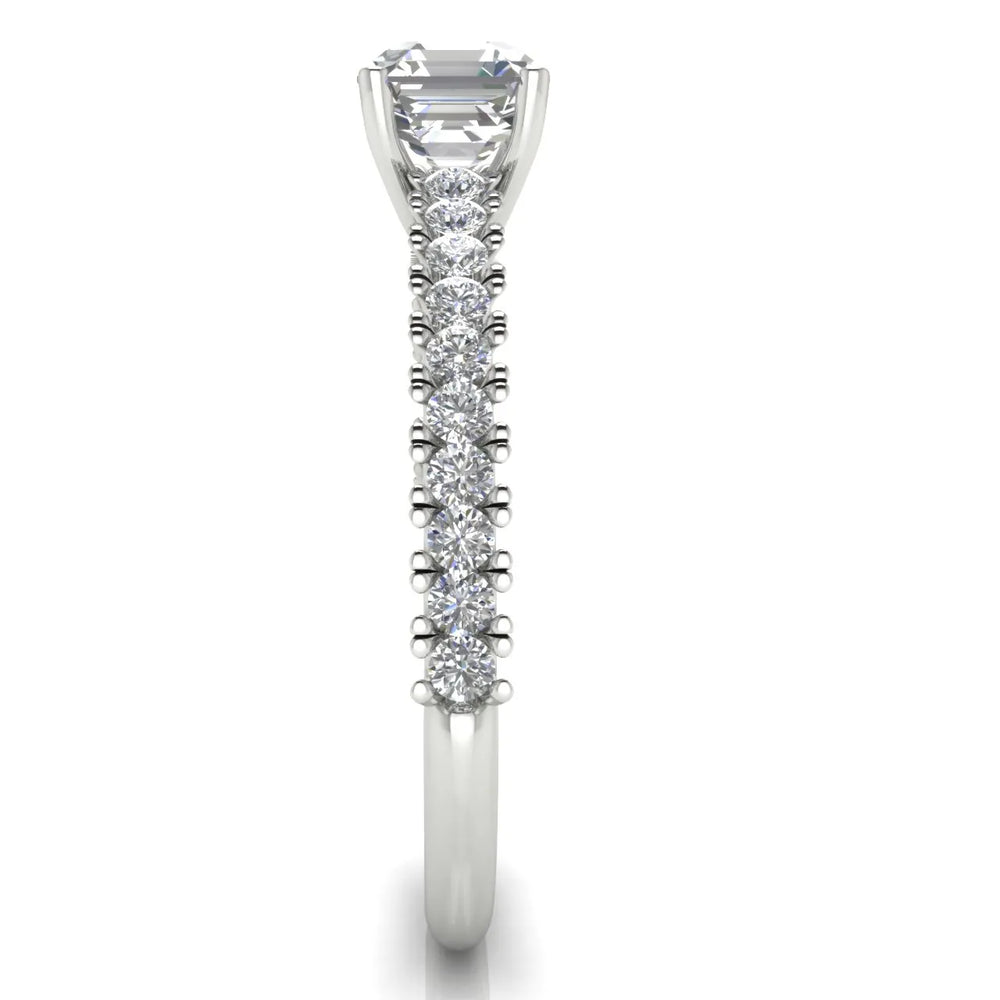 Milgrain Accent Engagement Ring