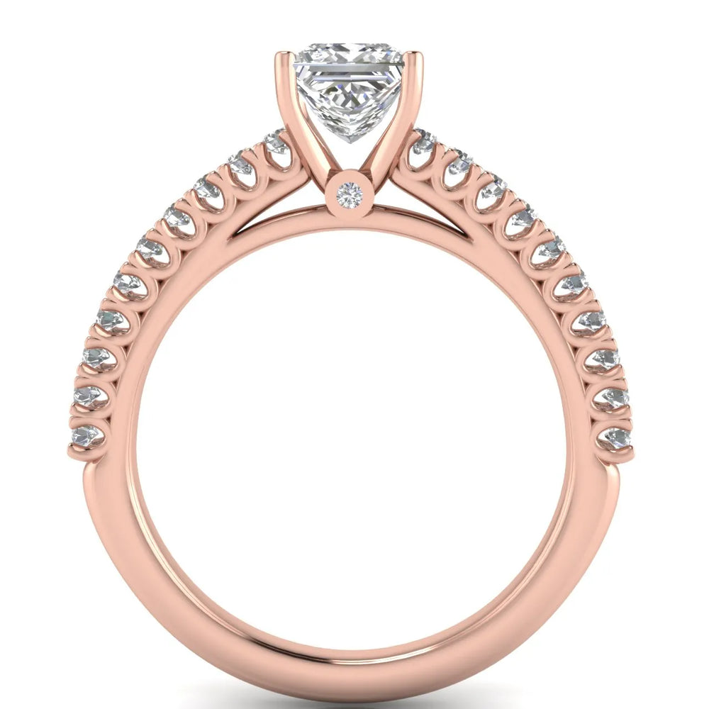 Milgrain Accent Engagement Ring