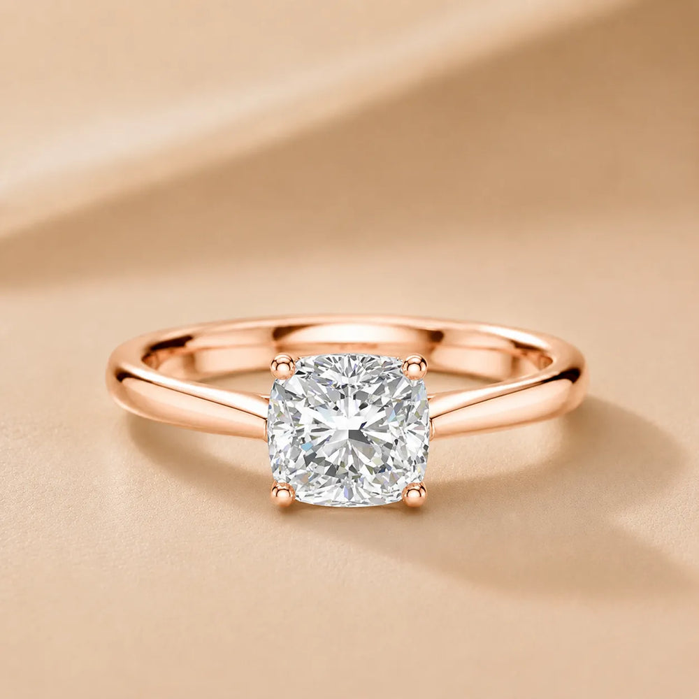 Vintage-Inspired Milgrain Engagement Ring