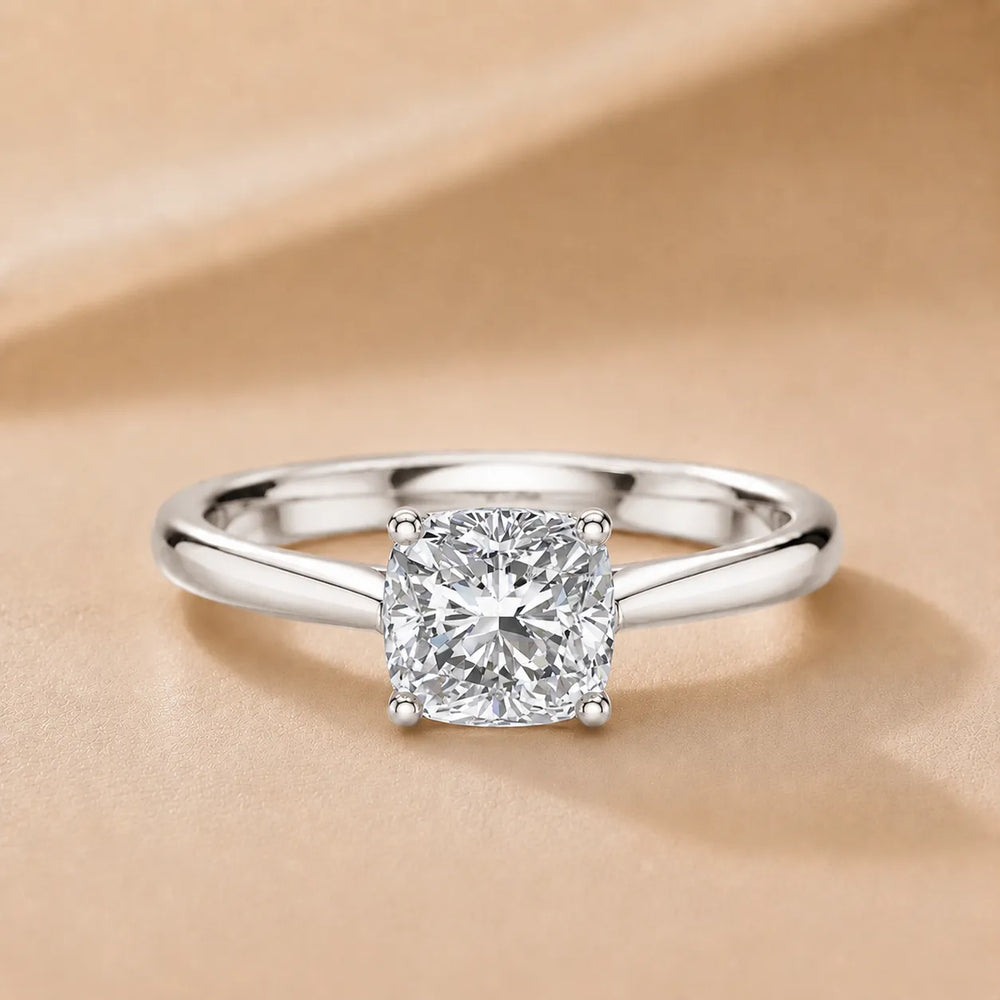 Vintage-Inspired Milgrain Engagement Ring