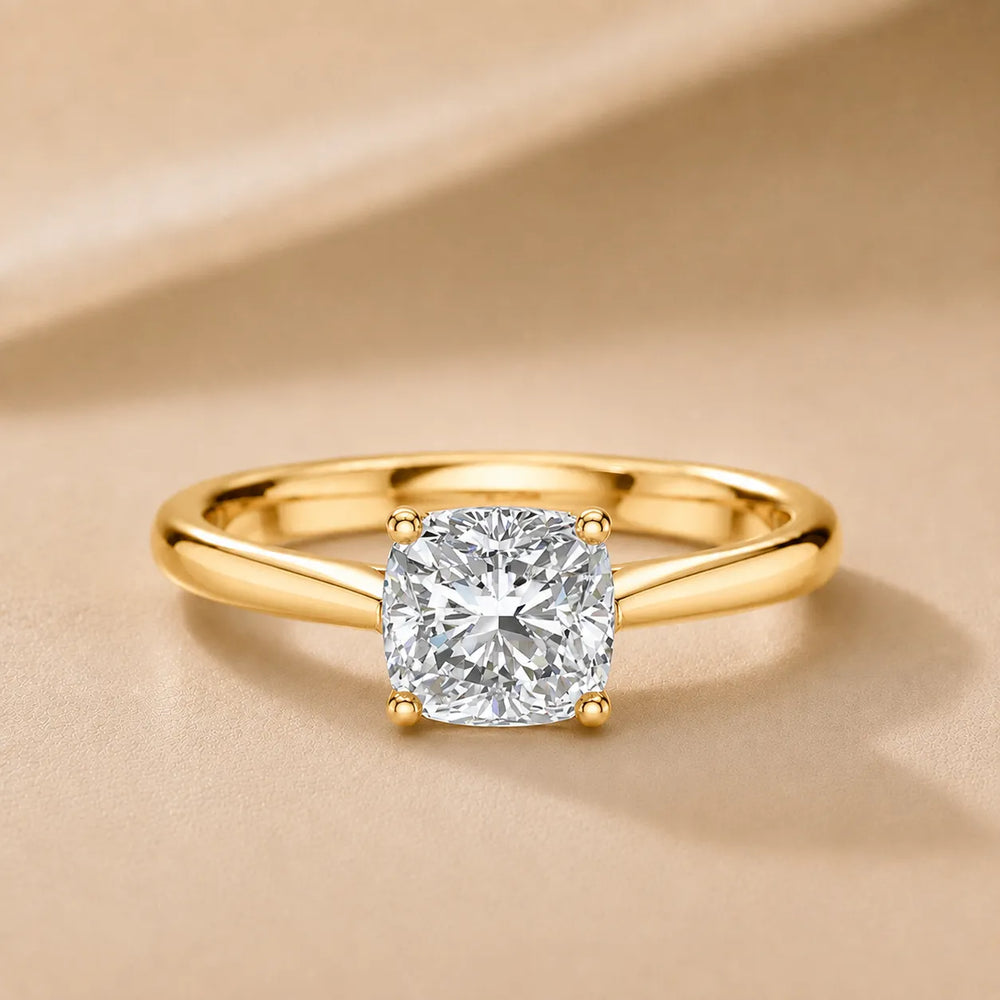 Vintage-Inspired Milgrain Engagement Ring