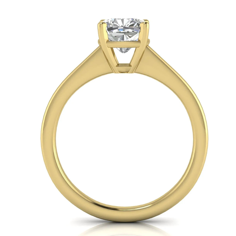 Vintage-Inspired Milgrain Engagement Ring