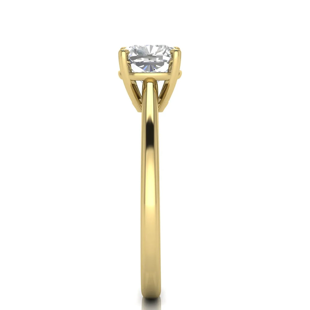 Vintage-Inspired Milgrain Engagement Ring