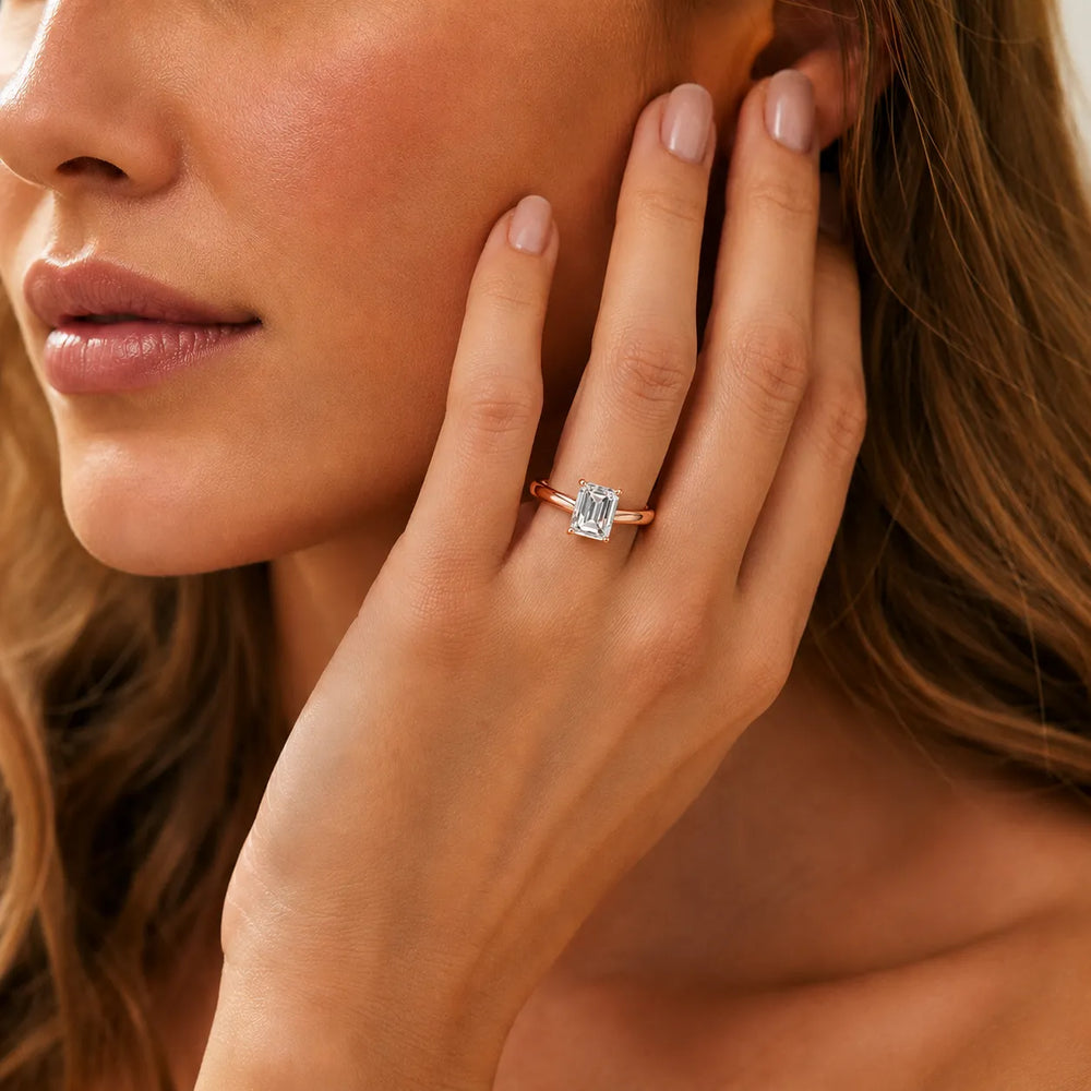 Vintage-Inspired Milgrain Engagement Ring