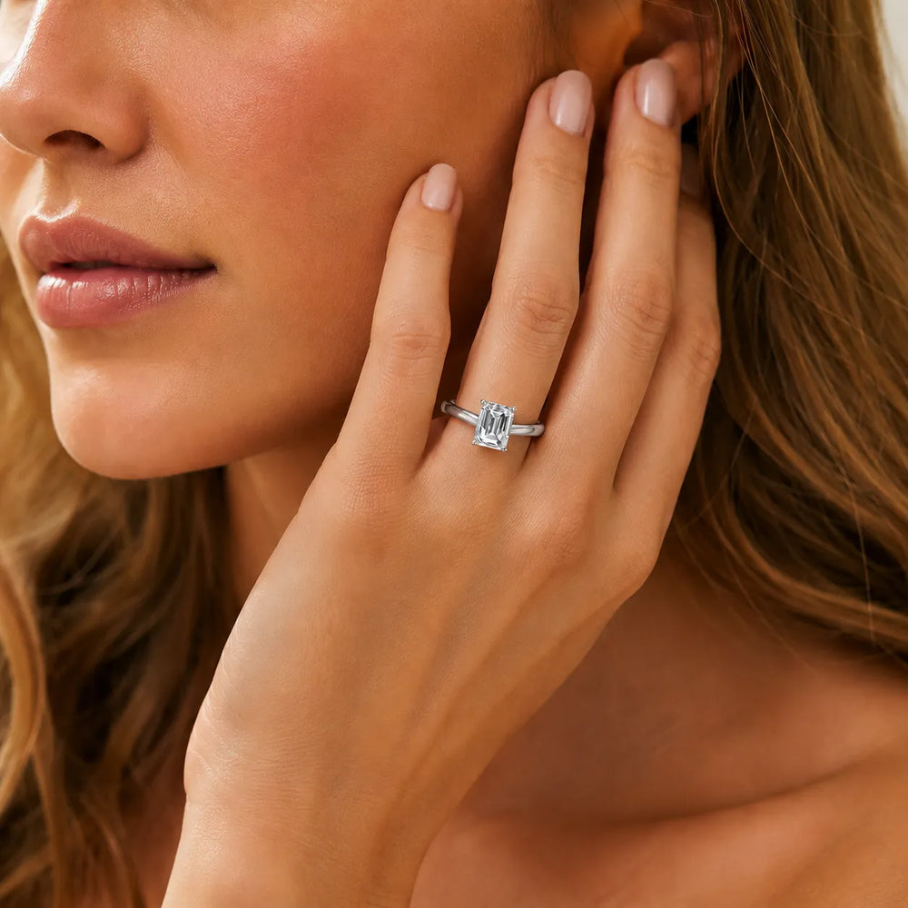 Vintage-Inspired Milgrain Engagement Ring
