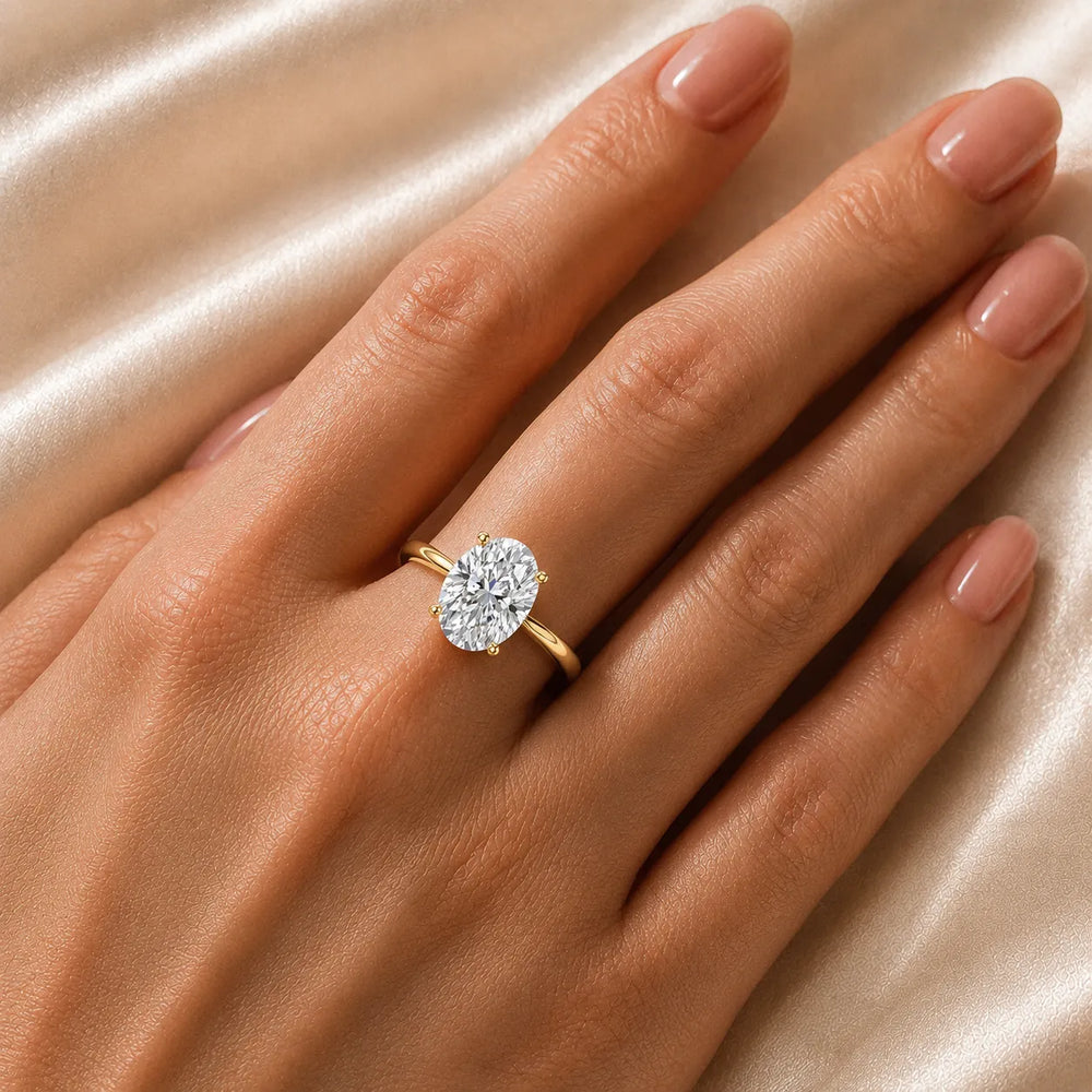 Vintage-Inspired Milgrain Engagement Ring