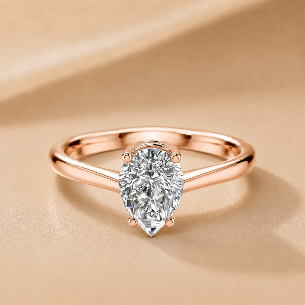 Vintage-Inspired Milgrain Engagement Ring