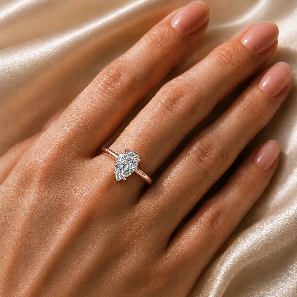 Vintage-Inspired Milgrain Engagement Ring