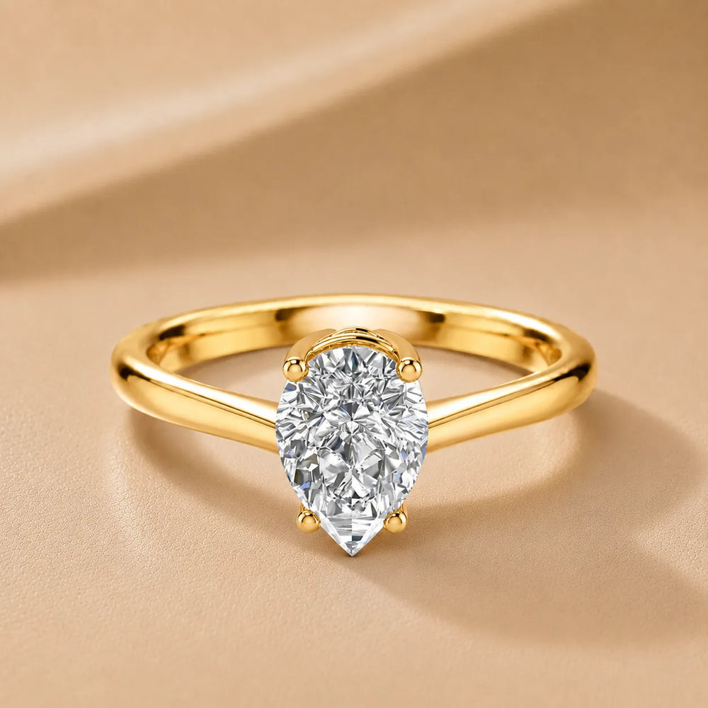 Vintage-Inspired Milgrain Engagement Ring