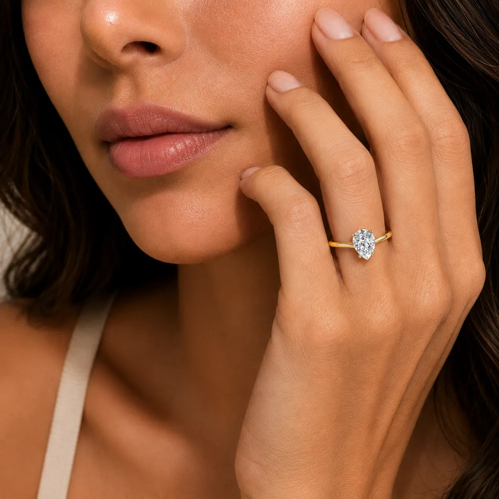 Vintage-Inspired Milgrain Engagement Ring