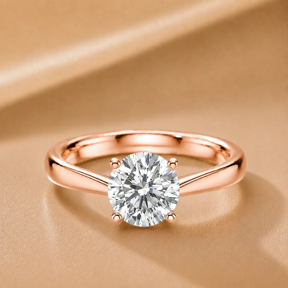 Vintage-Inspired Milgrain Engagement Ring