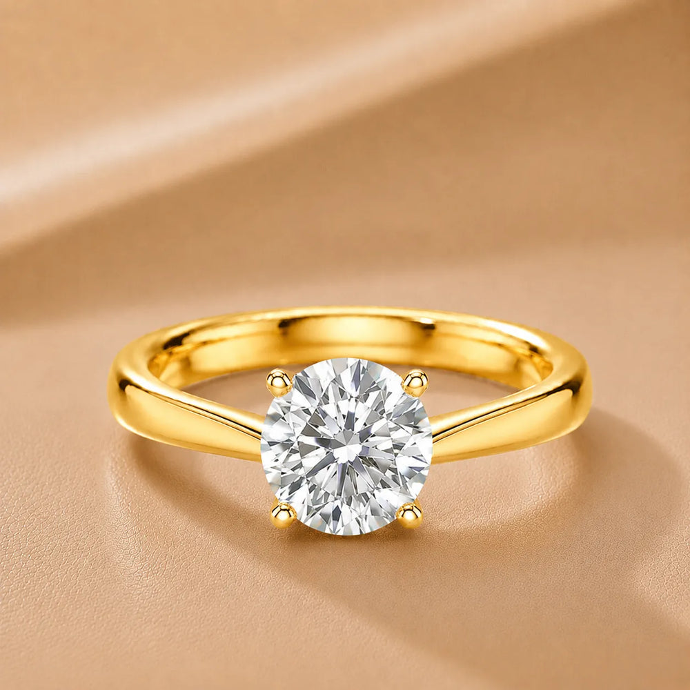 Vintage-Inspired Milgrain Engagement Ring