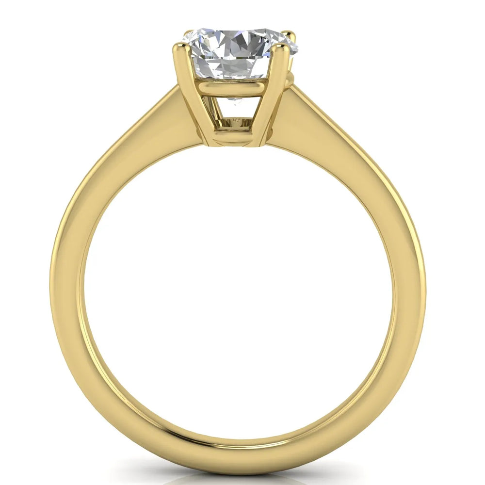 Vintage-Inspired Milgrain Engagement Ring