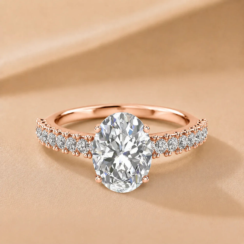 Milgrain Accent Engagement Ring