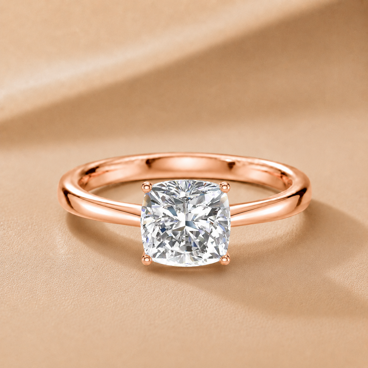 Classic Solitaire Ring with Minimalist Design