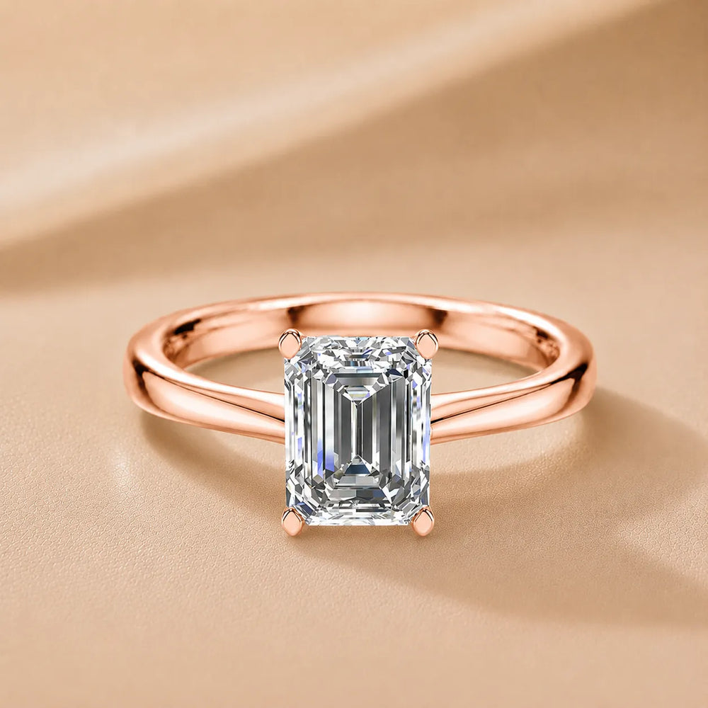 Classic Solitaire Ring with Minimalist Design