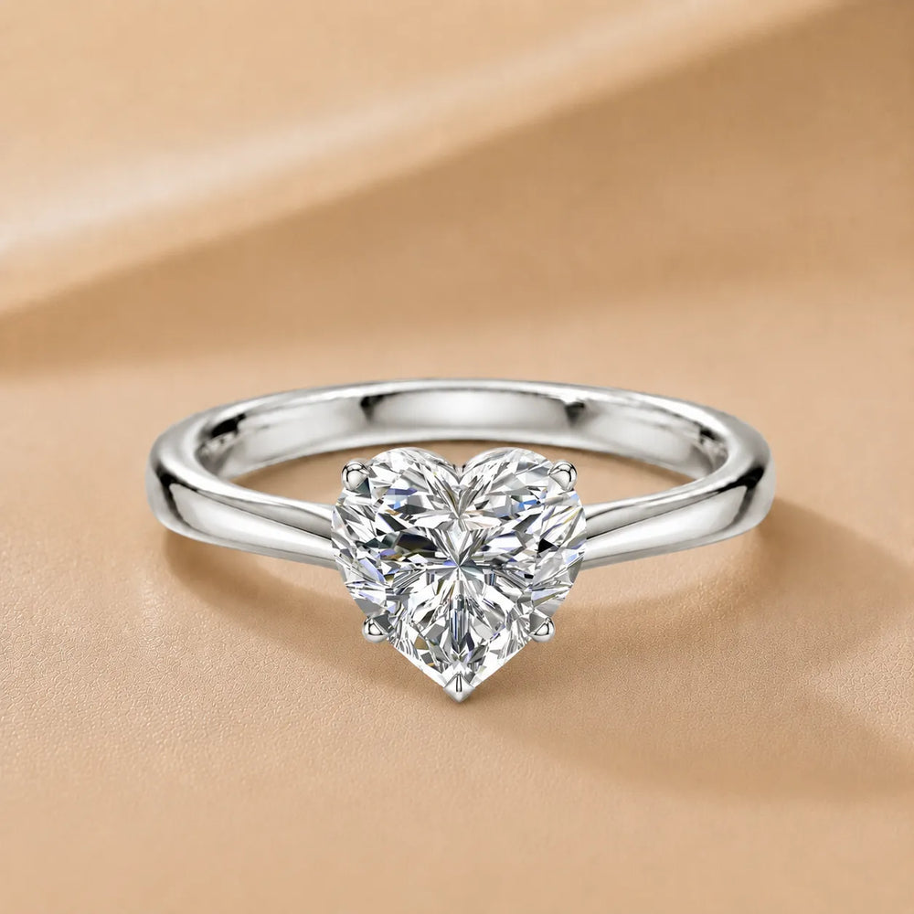 Classic Solitaire Ring with Minimalist Design