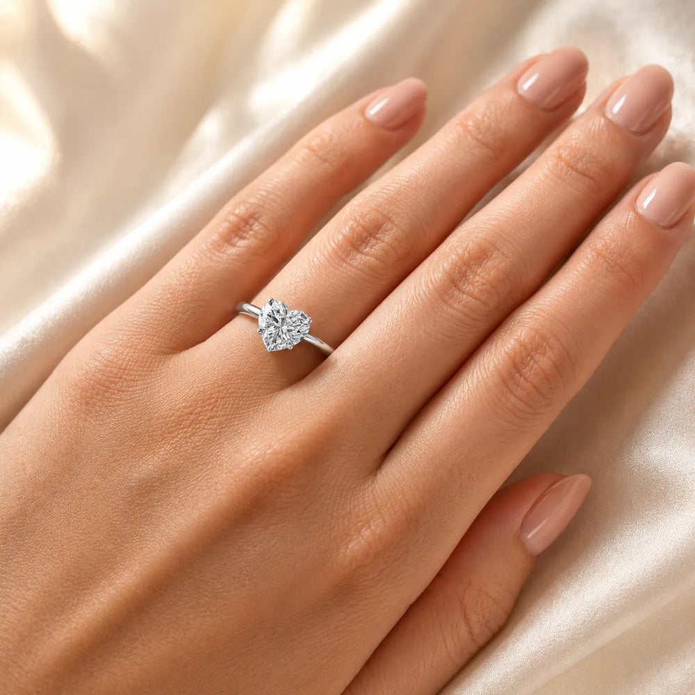 Classic Solitaire Ring with Minimalist Design