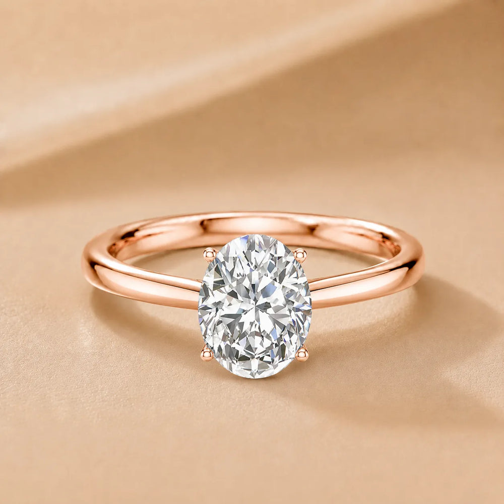 Classic Solitaire Ring with Minimalist Design