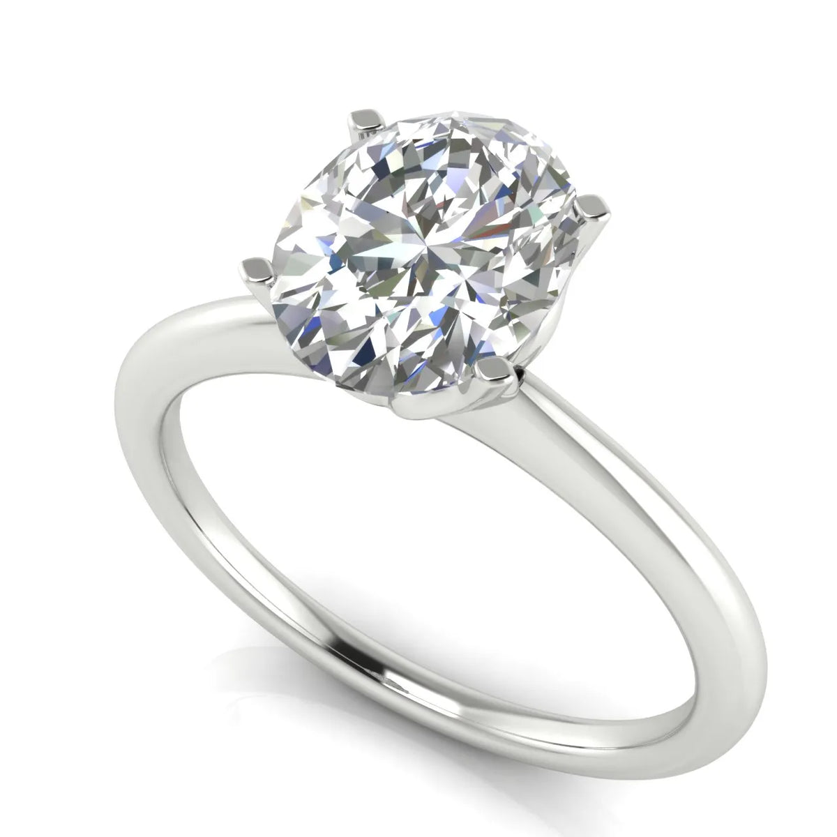 Classic Solitaire Ring with Minimalist Design