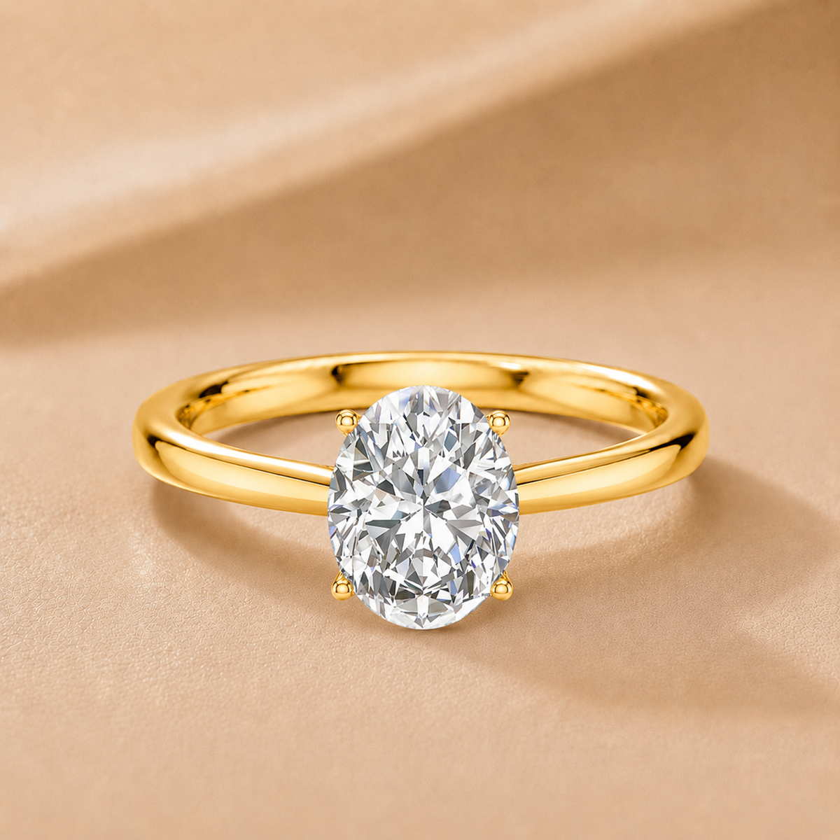 Classic Solitaire Ring with Minimalist Design