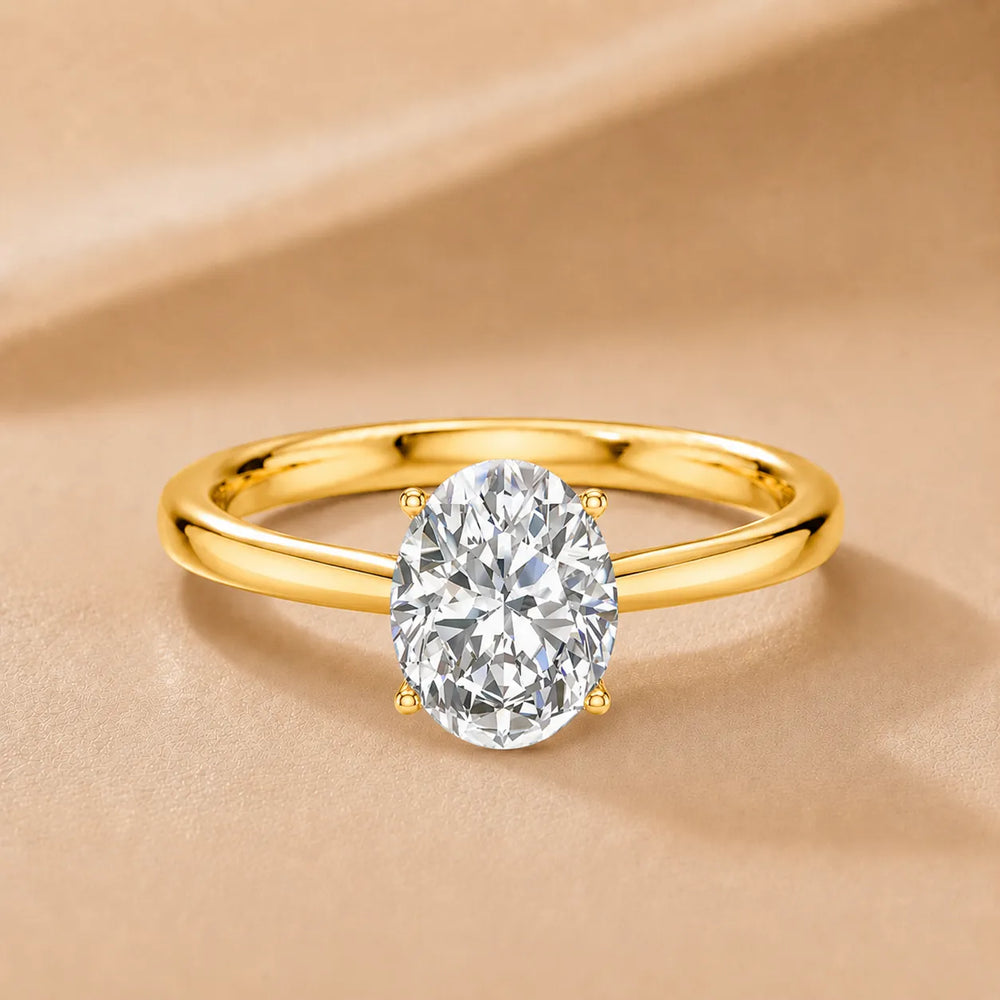 Classic Solitaire Ring with Minimalist Design
